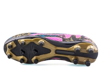 Air Laliga 565 Battal Krampon Çoraplı - Siyah/Altın/Desenli - 4