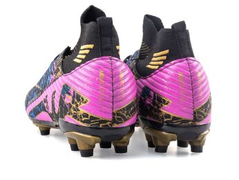 Air Laliga 565 Battal Krampon Çoraplı - Siyah/Altın/Desenli - 7