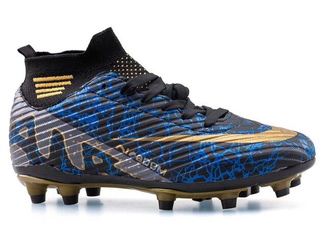 Air Laliga 565 Battal Krampon Çoraplı - Siyah/Füme/Desenli - 1