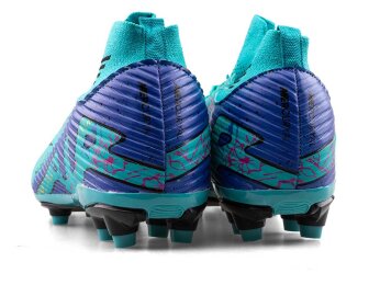 Air Laliga 565 Battal Krampon Çoraplı - Turkuaz/Mor/Desenli - 3