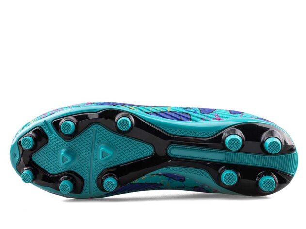 Air Laliga 565 Battal Krampon Çoraplı - Turkuaz/Mor/Desenli - 4