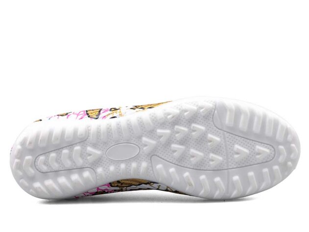 Air Laliga 565 Filet Halısaha Çoraplı - Beyaz/Altın/Desenli - 4