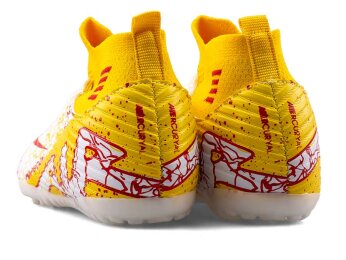 Air Laliga 565 Filet Halısaha Çoraplı - Beyaz/Kırmızı/Desenli - 3