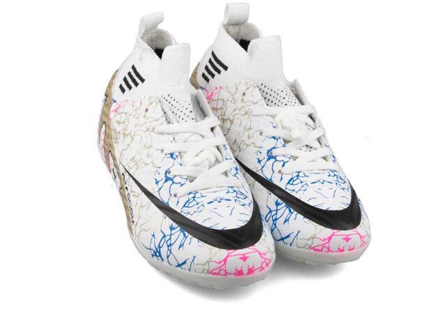 Air Laliga 565 Filet Halısaha Özel Seri 28-32 - Beyaz/Altın/Desenli - 2