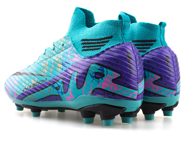 Air Laliga 565 Filet Krampon Çoraplı Özel (28-32) - Mor/Sarı/Desenli/Şeffaf - 3