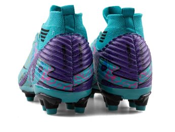 Air Laliga 565 Filet Krampon Çoraplı Özel (28-32) - Turkuaz/Mor/Desenli - 3