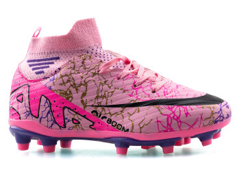 Air Laliga 565 Filet Krampon Çoraplı - Pembe/Mor/Desenli - 1