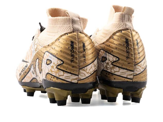 Air Laliga 565 Garson Krampon Çoraplı - Bej/Siyah Desenli - 3