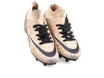 Air Laliga 565 Garson Krampon Çoraplı - Bej/Siyah Desenli - 6