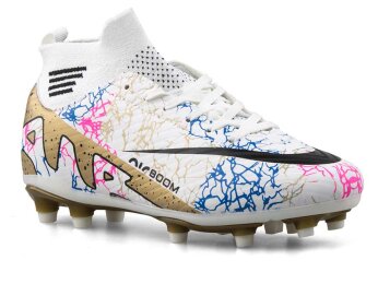 Air Laliga 565 Garson Krampon Çoraplı - Beyaz/Altın - 1