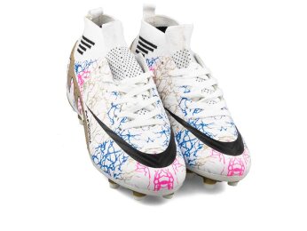 Air Laliga 565 Garson Krampon Çoraplı - Beyaz/Altın - 2