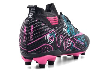 Air Laliga 565 Garson Krampon Çoraplı - Siyah/Fuşya/Desenli - 3