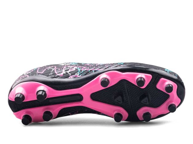 Air Laliga 565 Garson Krampon Çoraplı - Siyah/Fuşya/Desenli - 4