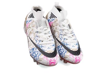 Air Laliga 565 Merdane Krampon Çoraplı (40-42) - Beyaz/Altın/Desenli - Air Laliga