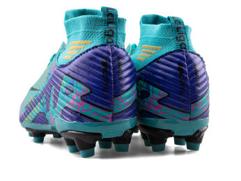 Air Laliga 565 Merdane Krampon Çoraplı (40-42) - Turkuaz/Mor/Desenli - 3