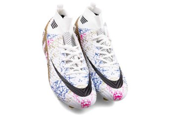 Air Laliga 565 Merdane Krampon Çoraplı - Beyaz/Altın/Desenli - Air Laliga
