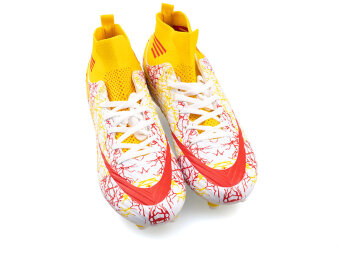 Air Laliga 565 Merdane Krampon Çoraplı - Beyaz/Kırmızı/Desenli - Air Laliga