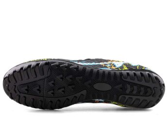 Air Laliga 600 Filet Halısaha Çoraplı - Siyah/Turkuaz/Desenli - 4