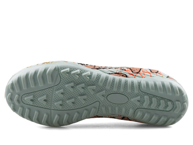 Air Laliga 600 Filet Halısaha Çoraplı - Su Yeşili/Somon/Desenli - 4