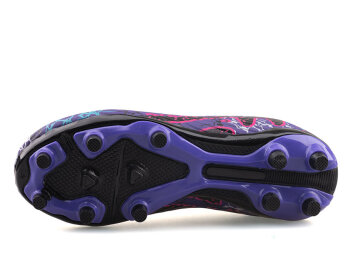 Air Laliga 600 Filet Krampon Çoraplı - Mor/Fuşya/Desenli - 4