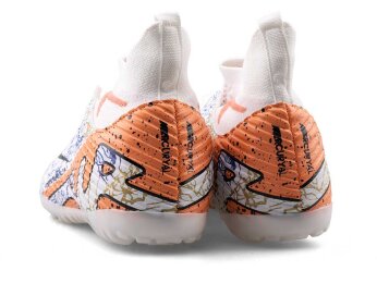 Air Laliga 600 Garson Halısaha Çoraplı - Beyaz/Somon/Desenli - 3