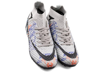 Air Laliga 600 Garson Halısaha Çoraplı - Buz/Siyah/Desenli - 2