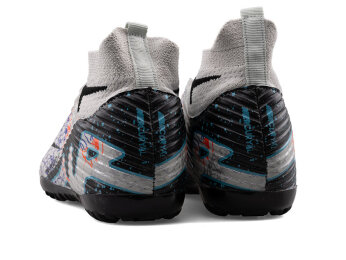 Air Laliga 600 Garson Halısaha Çoraplı - Buz/Siyah/Desenli - 3