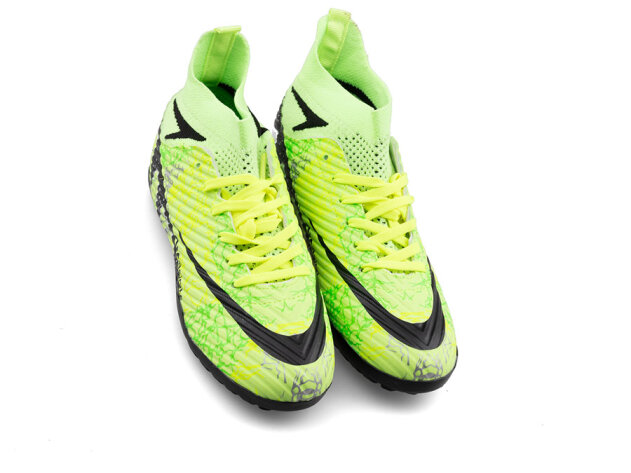 Air Laliga 600 Garson Halısaha Çoraplı - Yeşil/Siyah/Desenli - 2