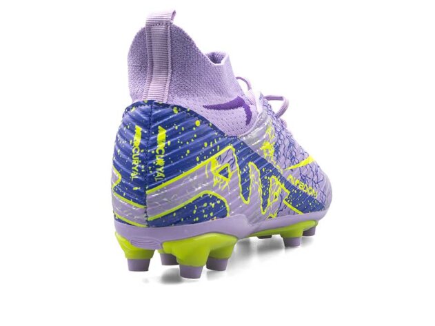 Air Laliga 600 Garson Krampon Çoraplı - Lila/Mor/Desenli - 3