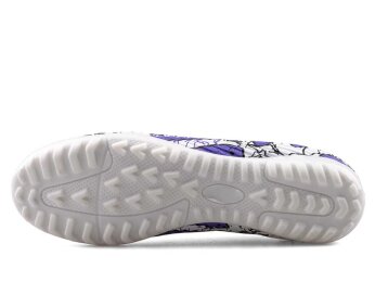 Air Laliga 600 Merdane Halısaha Çoraplı - Beyaz/Mor/Desenli - 4