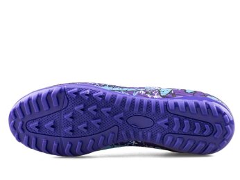 Air Laliga 600 Merdane Halısaha Çoraplı - Mor/Siyah/Desenli - 4