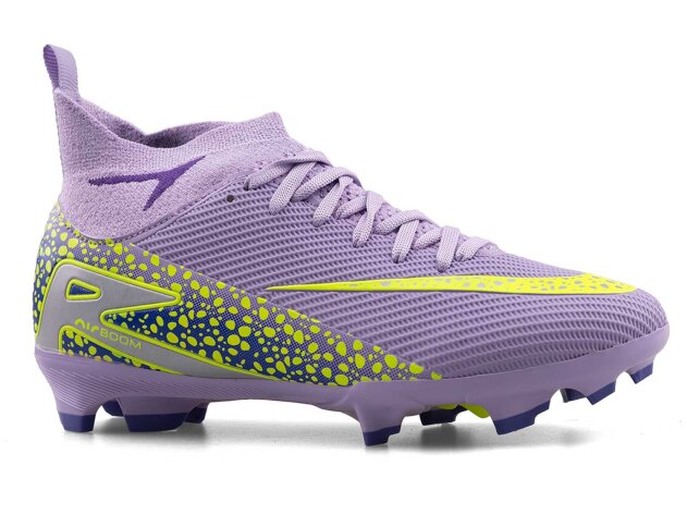 Air Laliga 610 Garson Krampon Çoraplı - Lila/Sarı - 1