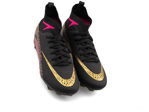 Air Laliga 610 Garson Krampon Çoraplı - Siyah/Altın - 2