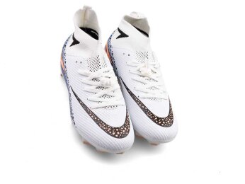 Air Laliga 610 Merdane Krampon Çoraplı - Beyaz/Siyah - 2