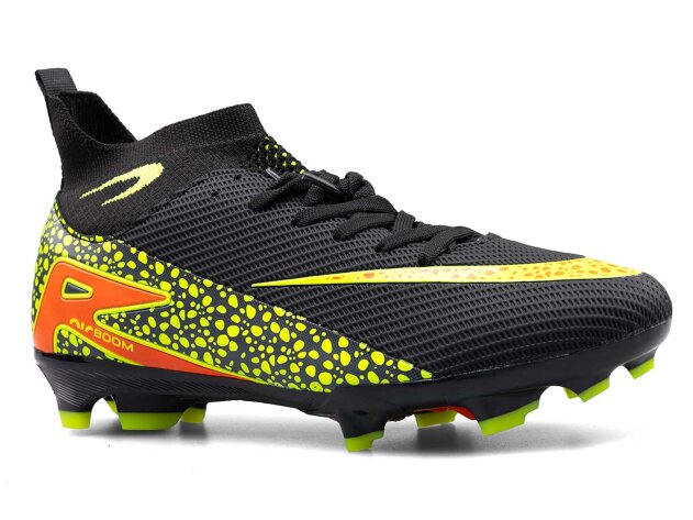 Air Laliga 610 Merdane Krampon Çoraplı - Siyah/Sarı - 1