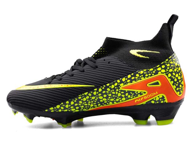 Air Laliga 610 Merdane Krampon Çoraplı - Siyah/Sarı - 2