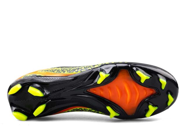 Air Laliga 610 Merdane Krampon Çoraplı - Siyah/Sarı - 4