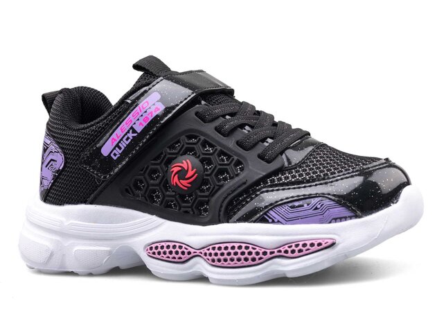 Alessio 019 Filet Anrk - Siyah/Lila B.T - 1