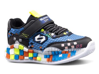 Alessio 03 Bebe Anrk Dijital Işıklı - Siyah/Saks B.T - 1