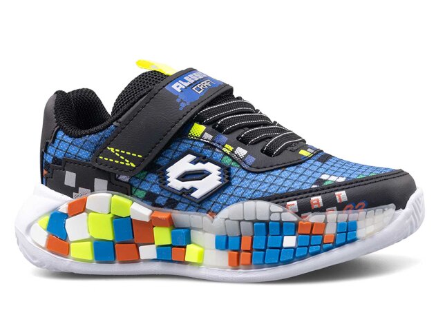 Alessio 03 Filet Anrk Dijital - Siyah/Saks B.T - 1