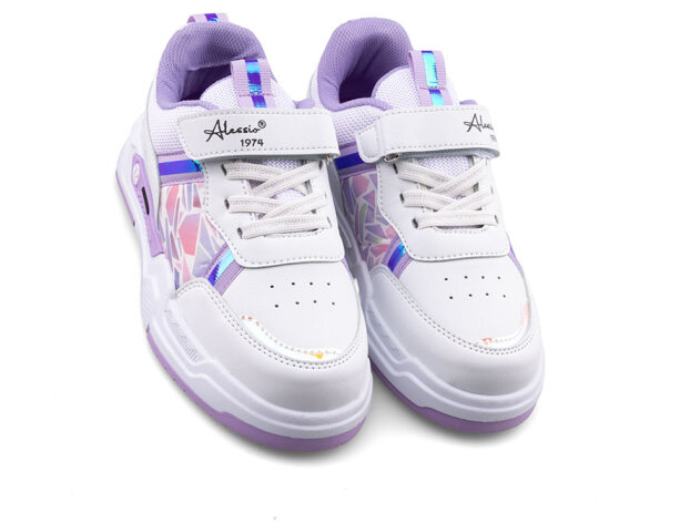 Alessio 039 Filet Cilt - Beyaz/Lila - 2