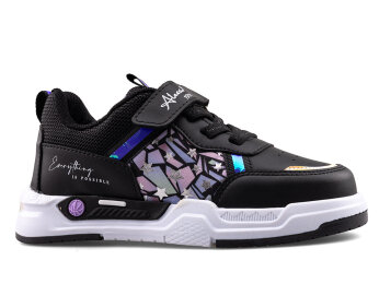 Alessio 039 Filet Cilt - Siyah/Lila B.S.T - 1