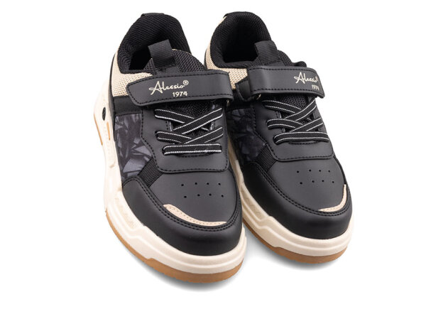 Alessio 039 Patik Cilt Işıklı - Siyah/Bej B.K.T - 2