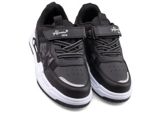 Alessio 039 Patik Cilt Işıklı - Siyah/Beyaz - 2