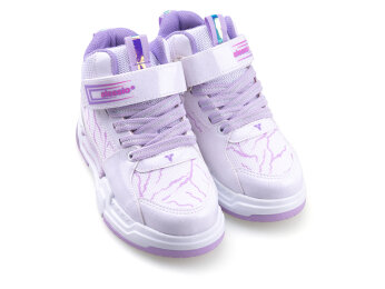 Alessio 042 Patik Cilt Su İtici Işıklı - Beyaz/Lila B.L.T - 2