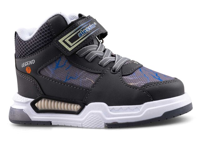 Alessio 042 Patik Cilt Su İtici Işıklı - Füme/Sarı/Buz Füme T - 1