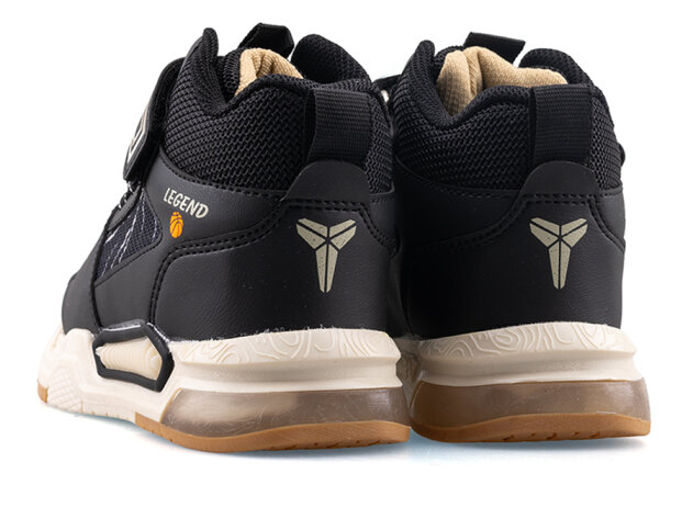 Alessio 042 Patik Cilt Su İtici Işıklı - Siyah/Bej/Bej/Krep.T - 3