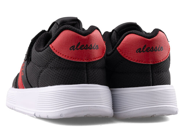 Alessio 048 Patik Cilt - Siyah/Kırmızı B.T - 3