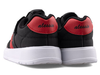 Alessio 048 Patik Cilt - Siyah/Kırmızı B.T - 3