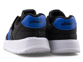 Alessio 048 Patik Cilt - Siyah/Saks/B.T - 3